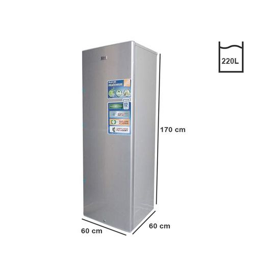 Nasco Congélateur Vertical HNASD1-33/ NASD1-33 - 7 TIROIRS - Argent - 220 Litres