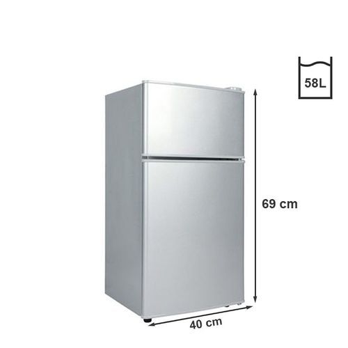 Nasco REFRIGERATEUR DOUBLE PORTES - 58LT - ECONOMIE D'ENERGIE
