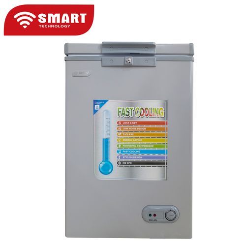 SMART TECHNOLOGY Congélateur Horizontal STCC-102 - 80 L - Gris