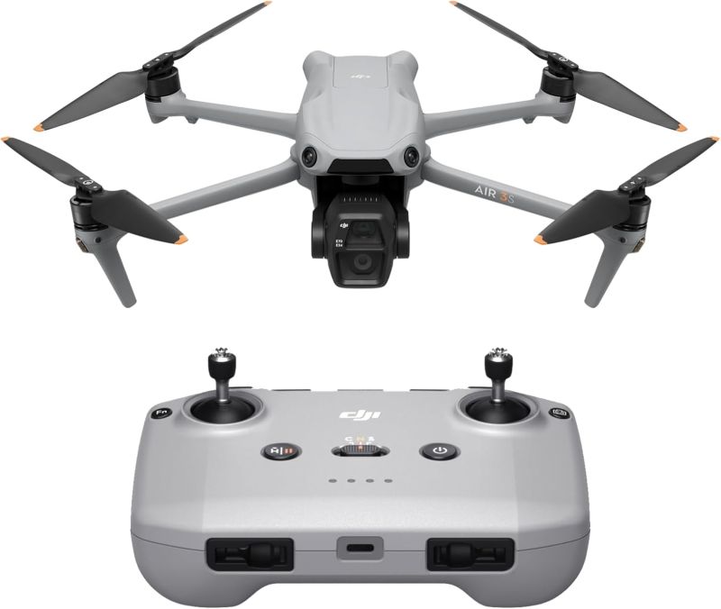 DJI Air 3S (RC-N3), drone avec caméra 4K,