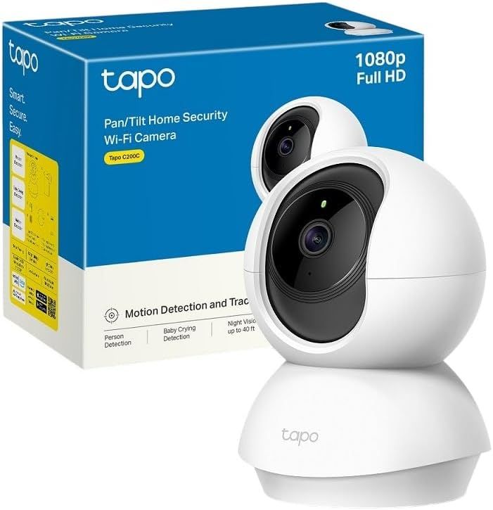 Caméra de surveillance intérieure WiFi Tapo 360° 1080p
