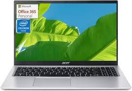 Acer Aspire 1 15,6'' Full HD (Intel Celeron N4500, RAM 8 Go, 128/256 Go SSD  Intel UHD Graphics, Windows 11)
