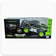 Véhicule Télécommandé Tout-Terrain "Dark Monster" - Échelle 1:10 - Vert Néon