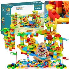 Ensemble de Blocs de Construction "Course d'Aventures" XXL - 282 Pièces