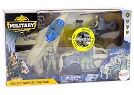 Coffret Militaire "Force de Combat" - Avion, Véhicules et Soldats