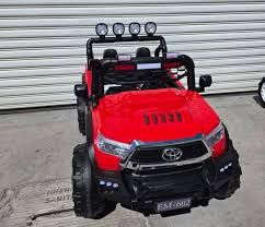 Véhicule Électrique Enfant "Toyota Hilux Rugged X" 12V - Rouge