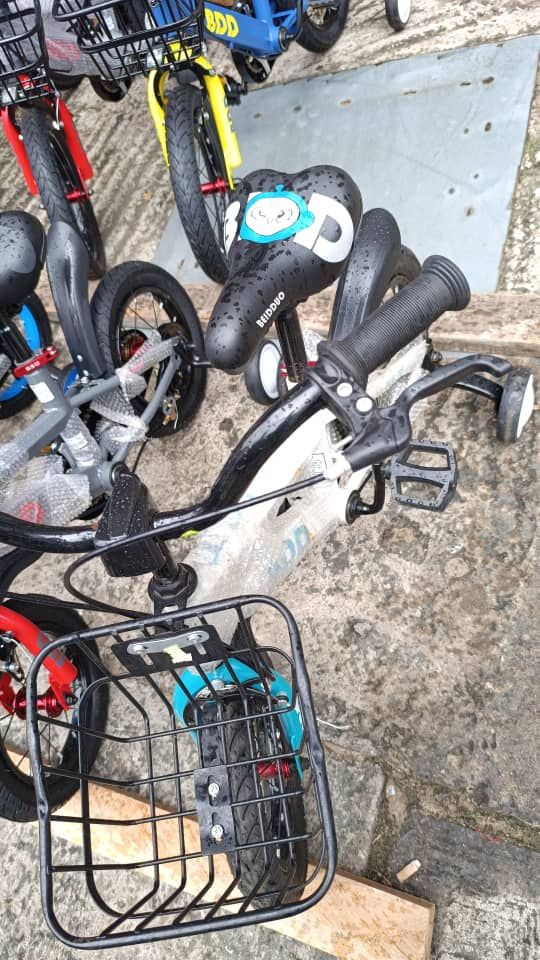 Vélos Enfants BDD BEIDDUO | 12 & 14 Pouces | Idéal Apprentissage, avec Stabilisateurs & Panier