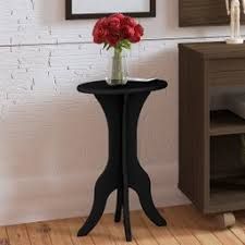 Table d'appoint "KIN" Design Noir Mat